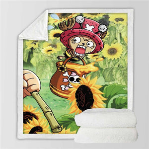 One Piece - Printed Anime Ultra-Soft Sherpa Blanket Bedding