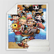 One Piece - Printed Anime Ultra-Soft Sherpa Blanket Bedding
