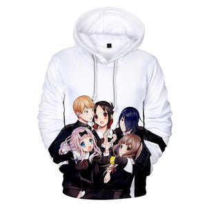 Kaguya-sama: Love Is War - Unisex Oversized Soft Anime Print Hoodie Sweatshirt Pullover