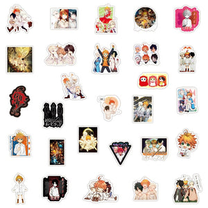 10/50/100/Pcs The Promised Neverland Waterproof Stickers
