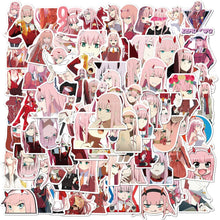 10/50/100/pcs Anime Darling in the Franxx ZERO TWO Waterproof Stickers