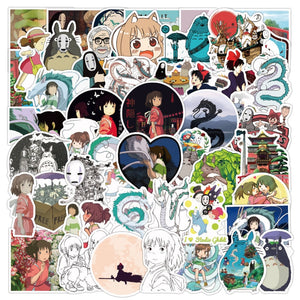 10/50/pcs Anime Spirited Away Waterproof Stickers