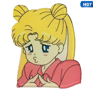 1PCS Sailor Moon Girls Character Icon Acrylic Badges