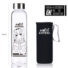 Hatsune  and Sword Art Online Glass CupWater Bottle