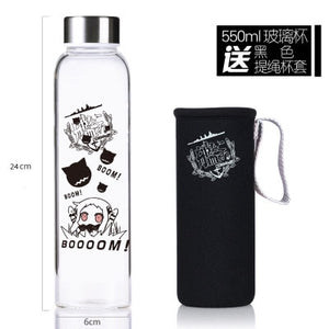Hatsune  and Sword Art Online Glass CupWater Bottle