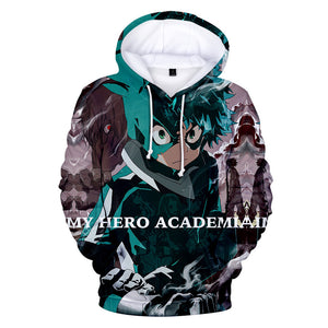 Boku No Hero Academia - Unisex Oversized Soft Anime Print Hoodie Sweatshirt Pullover
