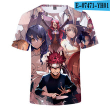 Shokugeki No Soma - Unisex Soft Casual Anime Short Sleeve Print T Shirts