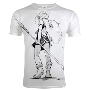Princess Mononoke - Unisex Soft Casual Anime Short Sleeve Print T Shirts