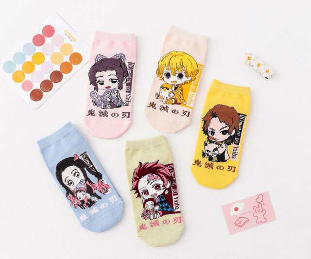 One Piece - Japanese Anime Socks - 5 pairs