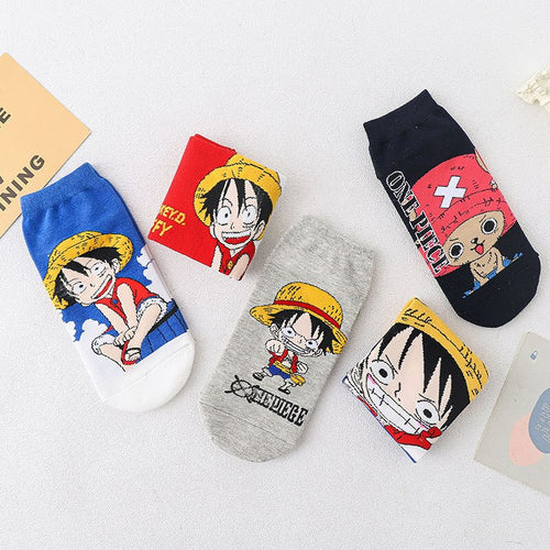 One Piece - Japanese Anime Socks - 5 pairs