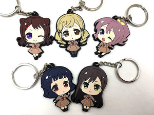 5PCS/LOT BanG Dream! rubber Silicone/keychain - Kawainess