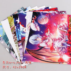8 pcs/set Hitman Reborn TouHou Project Fate stay night Yuujinchou K EXO Posters - Kawainess