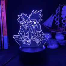 Acrylic 3d Lamp Anime Hunter X Hunter Killua and Gon for  Nightlight