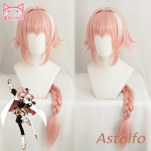 Astolfo Wig Pink Fate Apocrypha Cosplay Wig