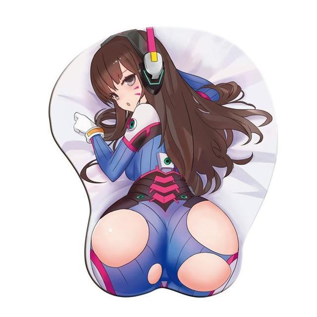 Overwatch D.VA Sexy Butt Soft Silicon Mousepad