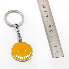 Assassination Classroom Korosensei Keychain Metal yellow Key Chain