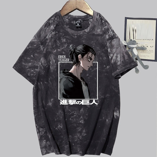 Anime Attack on Titan Eren T-shirt Anime Clothing Unisex