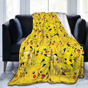 Pokemon - Pikachu - Printed Anime Ultra-Soft Sherpa Blanket Bedding