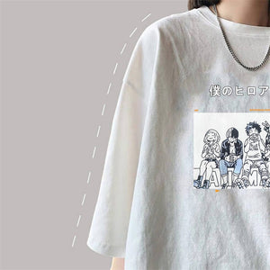 Anime Boku no Hero Academia T shirt Team