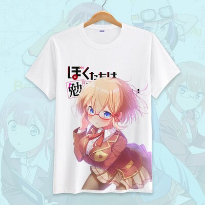 Anime Bokutachi wa Benkyou ga Dekinai T-shirt