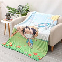 One Piece - Luffy - Printed Anime Ultra-Soft Sherpa Blanket Bedding