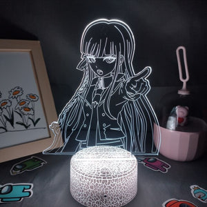 Danganronpa Led Figure Kyoko Kirigiri Night Lights Anime Lamp