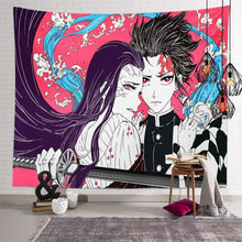 Anime Demon Slayer Zenitsu Hashibira Inosuke - Wall Hanging Tapestry Decoration