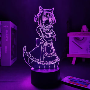 Anime Figure Nekopara Azuki Anime Lamps