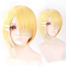 Maou Sama Retry Aku Cosplay Wig Short Gradient Heat Resistant Synthetic Hair Wig +  Free Wig Cap