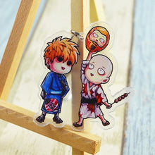 One Punch Man Saitama Sensei Very Cute Doubleside Print Acrylic keychain
