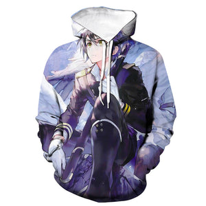 Owari No Seraph - Unisex Oversized Soft Anime Print Hoodie Sweatshirt Pullover