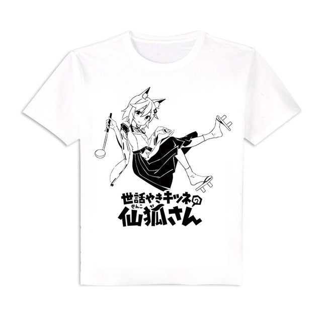 Anime Sewayaki Kitsune no Senko-san T-shirt - Kawainess