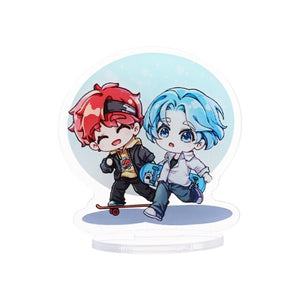 Anime Sk8 The Infinity Reki Kyan Cosplay Acrylic Figure Stand Model Plate Desk Decor Standing Sign Keychain Gifts