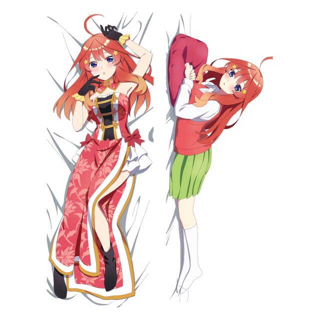 The Quintessential Quintuplets - Nakano Itsuki - Double-Sided Anime Dakimakura Pillow Case