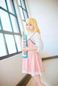 Your Lie in April Kaori Miyazono First episode Adult Pink Dress Outfit