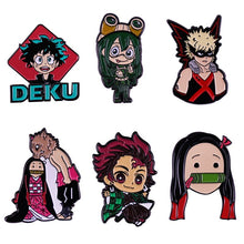 Boku no Hero/ Demon Slayers Anime Pins