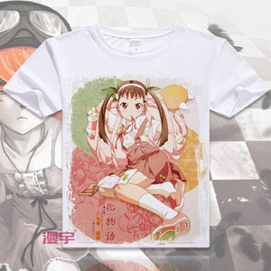 Bakemonogatari Monstory T-shirt - Kawainess