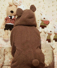 Bear Hoodie Plush Hoodies Fleece  Rabbit Ear Japanese Harajuku - Kawainess