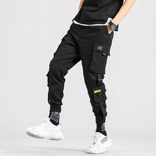 Black Cargo Pants Men Hip Hop Streetwear Jogger Harem Trousers Men Pants