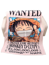 One Piece Wanted Poster - Printed Anime Ultra-Soft Sherpa Blanket Bedding