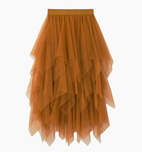 Tulle Skirt Elastic High Waist Underskirt