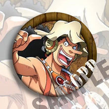 One Piece Luffy Zoro Brook Franky Robin Nami Chopper Sanji Usopp Badge