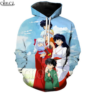 Inuyasha -Japanese Soft Anime Hoodie Sweatshirt