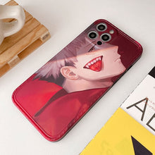 Jujutsu Kaisen Phone Case For Iphone 12 11 Pro X Xs Max XR 7 8 Plus Cute Soft Cover v2