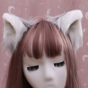 Cat Ears Anime Lolita Hair Accessories Ears Cosplay Kawaii Wig Gothic