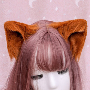 Cat Ears Anime Lolita Hair Accessories Ears Cosplay Kawaii Wig Gothic