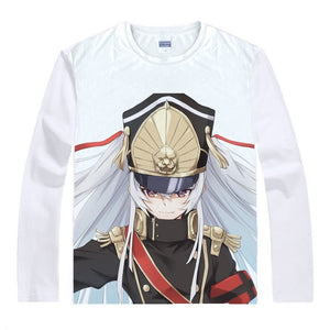 Re:CREATORS T-Shirts Long Sleeve Altair Military Uniform Princess