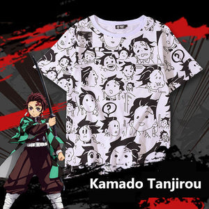Demon Slayer Kimetsu no Yaiba  Kamado Tanjirou Funny Cute T-shirt