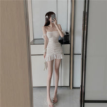 White Elegant Sleeveless Mini Dress with Backless Detail