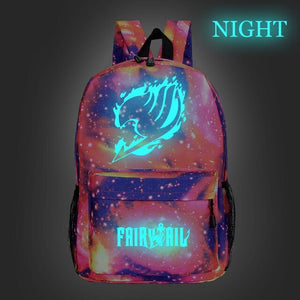 Fairy Tail Luminous Backpack Fairy Tail School Bags